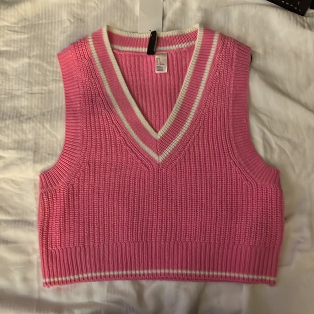 Rib-knit Sweater Vest